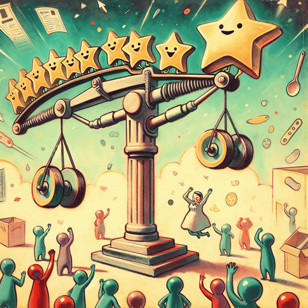 500 avis: le levier choc pour propulser votre fiche Amazon ou Etsy ?